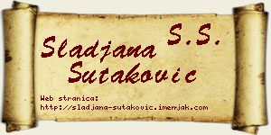 Slađana Šutaković vizit kartica